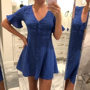 Royal Blue Polka Dot dress